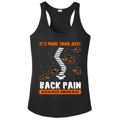 Scoliosis Awareness Spinal Deformity Orthopedic Scoliometer Ladies PosiCharge Competitor Racerback Tank