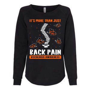 Scoliosis Awareness Spinal Deformity Orthopedic Scoliometer Womens California Wash Sweatshirt