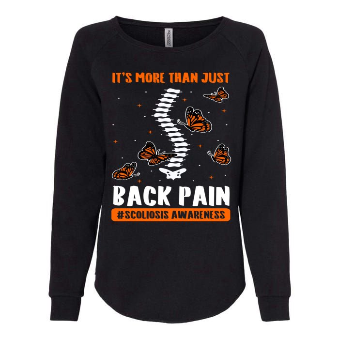 Scoliosis Awareness Spinal Deformity Orthopedic Scoliometer Womens California Wash Sweatshirt