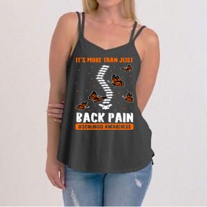 Scoliosis Awareness Spinal Deformity Orthopedic Scoliometer Women's Strappy Tank