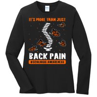 Scoliosis Awareness Spinal Deformity Orthopedic Scoliometer Ladies Long Sleeve Shirt