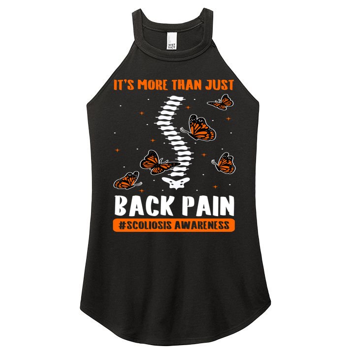 Scoliosis Awareness Spinal Deformity Orthopedic Scoliometer Women's Perfect Tri Rocker Tank