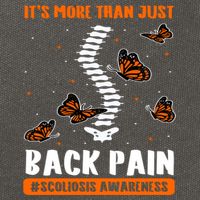 Scoliosis Awareness Spinal Deformity Orthopedic Scoliometer Cotton Canvas Backpack