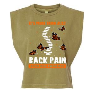 Scoliosis Awareness Spinal Deformity Orthopedic Scoliometer Garment-Dyed Women's Muscle Tee