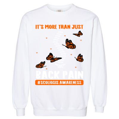 Scoliosis Awareness Spinal Deformity Orthopedic Scoliometer Garment-Dyed Sweatshirt