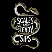 Scales And Steady Sips Funny Snake Lovers Wool Snapback Cap