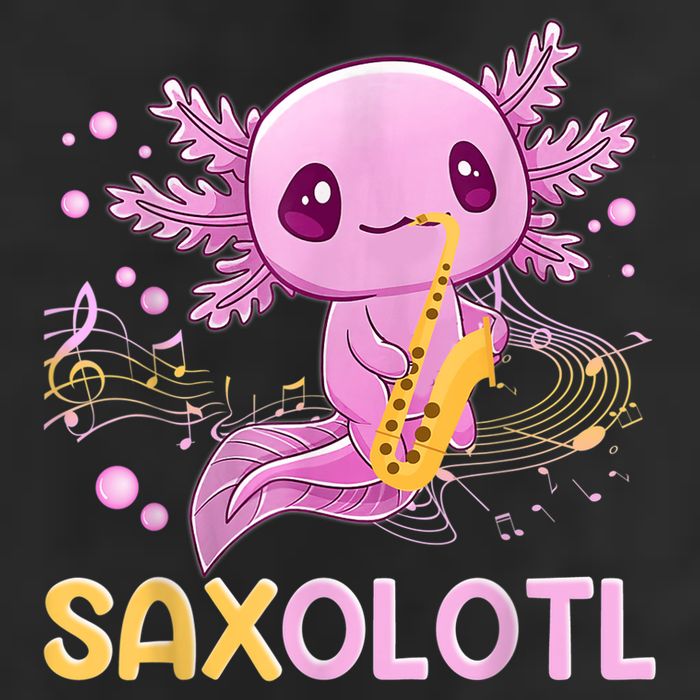Saxolotl Adorable Saxophone Playing Funny Axolotl Gift Girls Adult Drive Performance Visor