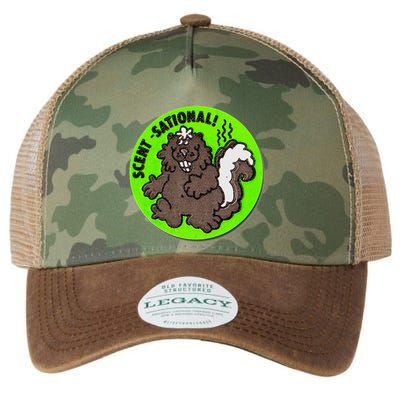 Scratch And Sniff Sticker Skunk Scentsational Legacy Tie Dye Trucker Hat