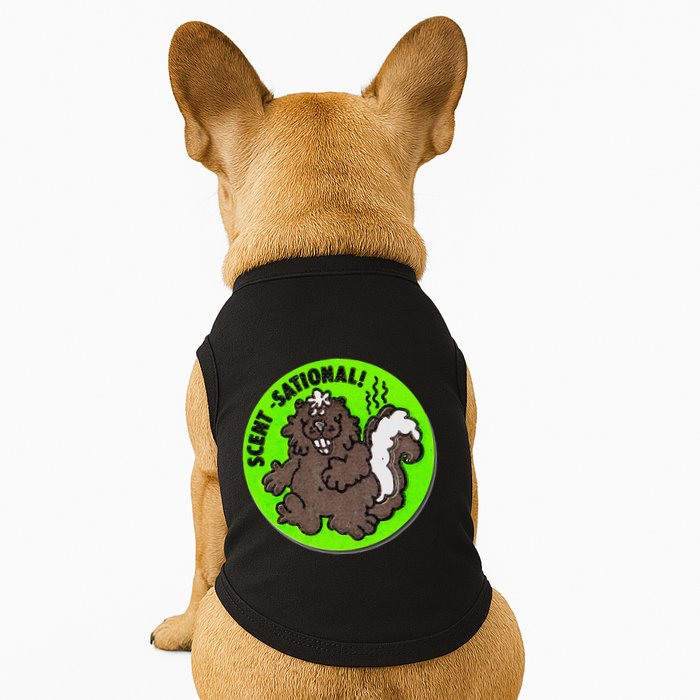 Scratch And Sniff Sticker Skunk Scentsational Doggie Tank