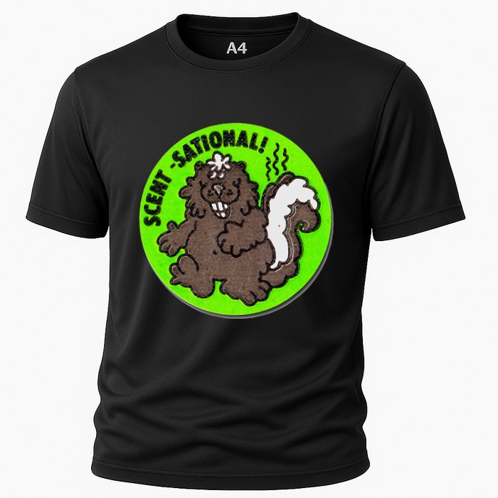 Scratch And Sniff Sticker Skunk Scentsational Performance Shirt