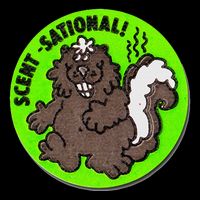 Scratch And Sniff Sticker Skunk Scentsational Performance Shirt
