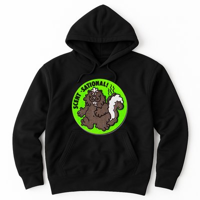 Scratch And Sniff Sticker Skunk Scentsational Hoodie