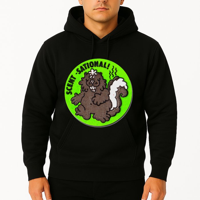 Scratch And Sniff Sticker Skunk Scentsational Hoodie