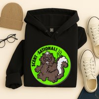 Scratch And Sniff Sticker Skunk Scentsational Hoodie