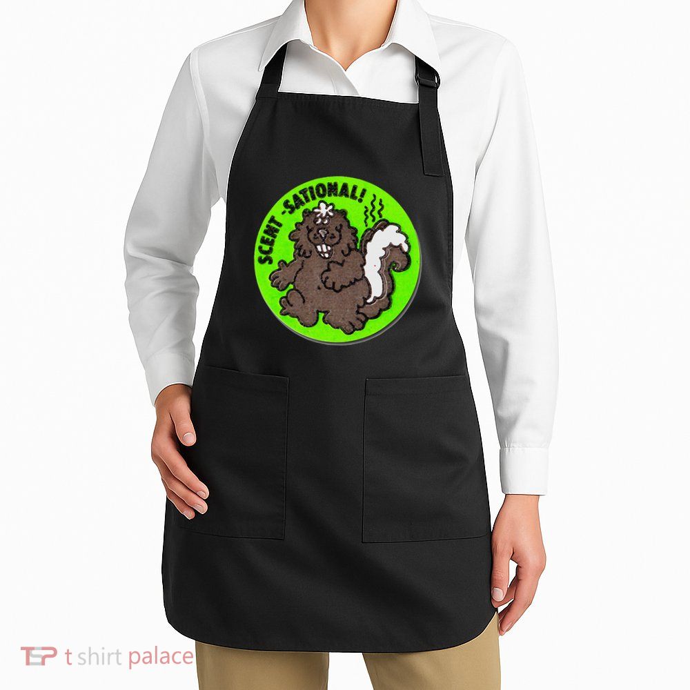 Scratch And Sniff Sticker Skunk Scentsational Apron
