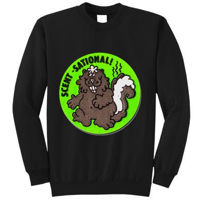 Scratch And Sniff Sticker Skunk Scentsational Sweatshirt