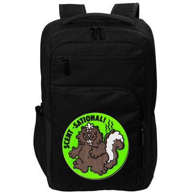 Scratch And Sniff Sticker Skunk Scentsational Impact Tech Backpack
