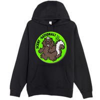 Scratch And Sniff Sticker Skunk Scentsational Premium Pullover Hoodie