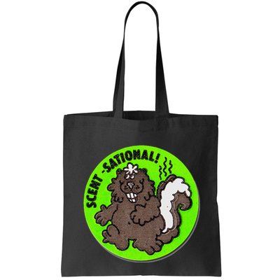 Scratch And Sniff Sticker Skunk Scentsational Bag