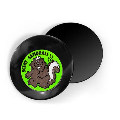 Scratch And Sniff Sticker Skunk Scentsational Magnet