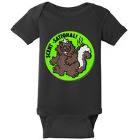 Scratch And Sniff Sticker Skunk Scentsational Baby Bodysuit