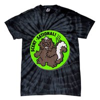 Scratch And Sniff Sticker Skunk Scentsational Tie-Dye T-Shirt
