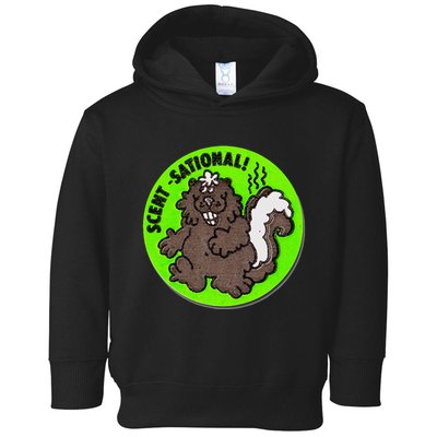 Scratch And Sniff Sticker Skunk Scentsational Toddler Hoodie