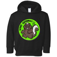 Scratch And Sniff Sticker Skunk Scentsational Toddler Hoodie
