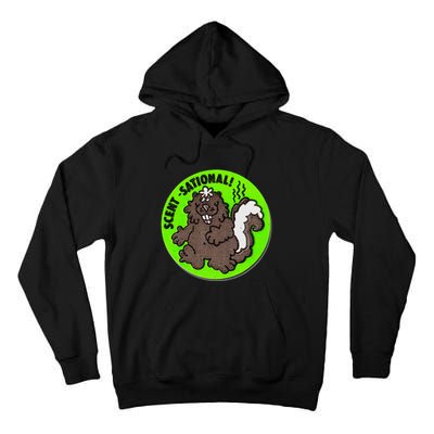 Scratch And Sniff Sticker Skunk Scentsational Tall Hoodie