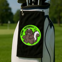 Scratch And Sniff Sticker Skunk Scentsational Golf Towel