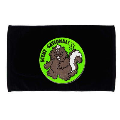 Scratch And Sniff Sticker Skunk Scentsational Microfiber Hand Towel