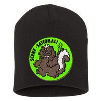 Scratch And Sniff Sticker Skunk Scentsational Short Acrylic Beanie
