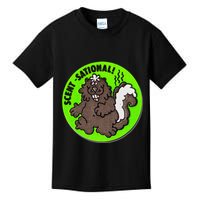 Scratch And Sniff Sticker Skunk Scentsational Kids T-Shirt