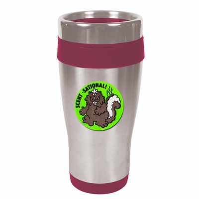 Scratch And Sniff Sticker Skunk Scentsational 16oz Travel Tumbler