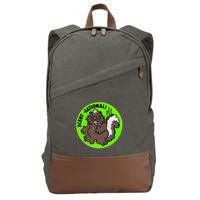 Scratch And Sniff Sticker Skunk Scentsational Cotton Canvas Backpack