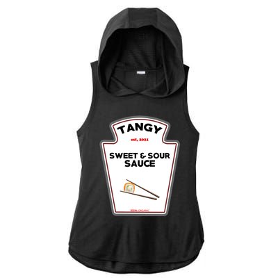 Sweet And Sour Sauce Diy Halloween Costume Group Condiments Ladies PosiCharge Tri-Blend Wicking Draft Hoodie Tank