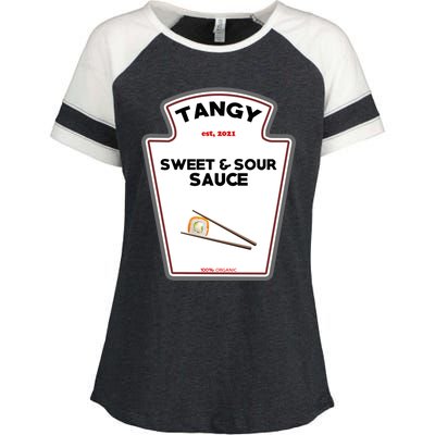 Sweet And Sour Sauce Diy Halloween Costume Group Condiments Enza Ladies Jersey Colorblock Tee