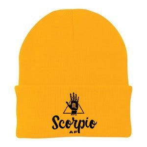 Scorpio Af / Scorpio Birthday / Scorpio Astrology Sign Gift Knit Cap Winter Beanie