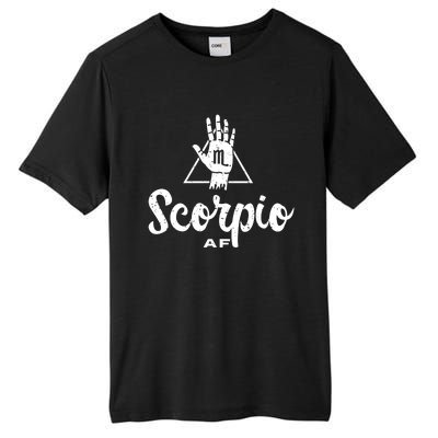 Scorpio Af / Scorpio Birthday / Scorpio Astrology Sign Gift Tall Fusion ChromaSoft Performance T-Shirt