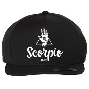 Scorpio Af / Scorpio Birthday / Scorpio Astrology Sign Gift Wool Snapback Cap