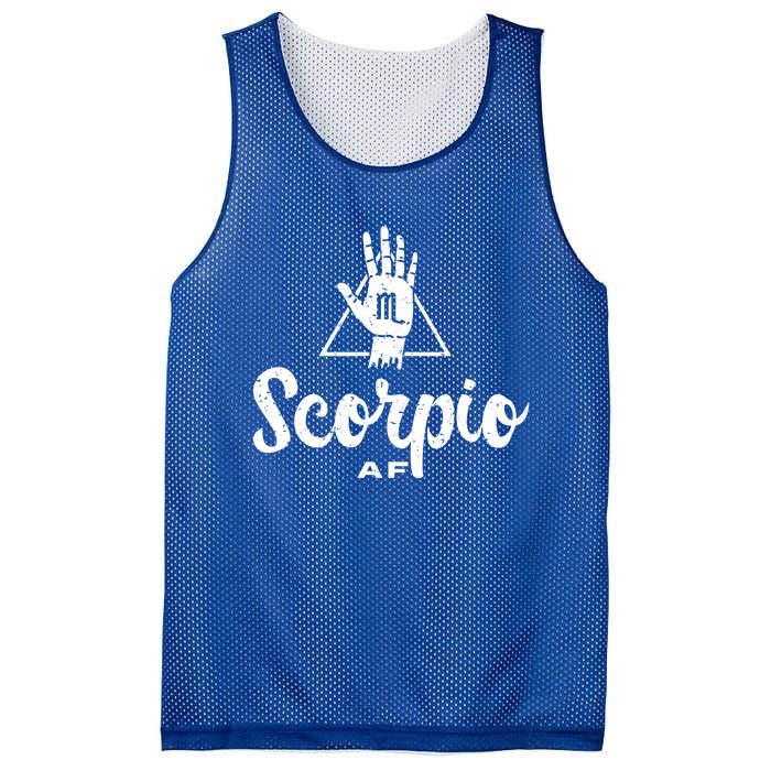 Scorpio Af / Scorpio Birthday / Scorpio Astrology Sign Gift Mesh Reversible Basketball Jersey Tank