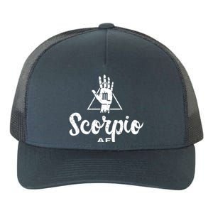 Scorpio Af / Scorpio Birthday / Scorpio Astrology Sign Gift Yupoong Adult 5-Panel Trucker Hat