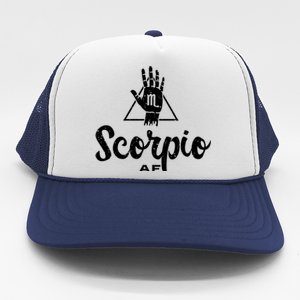 Scorpio Af / Scorpio Birthday / Scorpio Astrology Sign Gift Trucker Hat