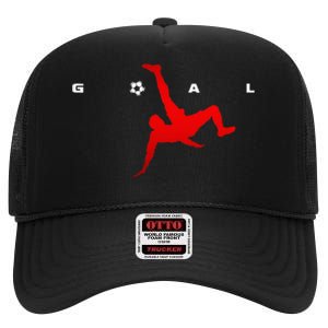 Soccer Apparel Soccer High Crown Mesh Back Trucker Hat