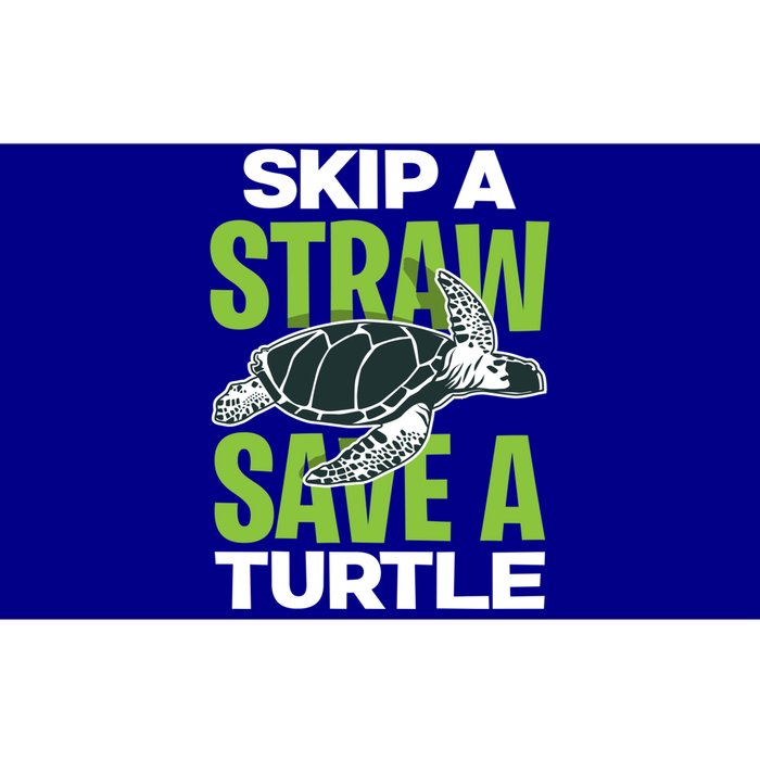 Skip A Straw Save A Turtle Envirotal Activist Funny Gift Bumper Sticker