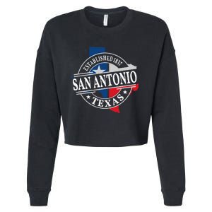 San Antonio Cropped Pullover Crew