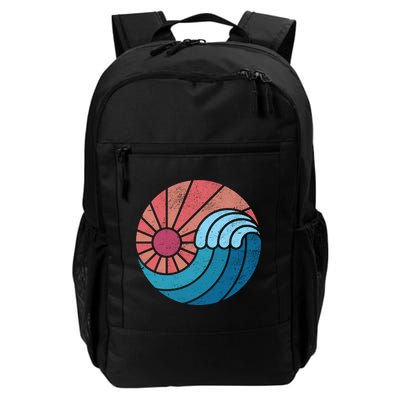 Sun And Sea Retro Vintage Wave Backpack