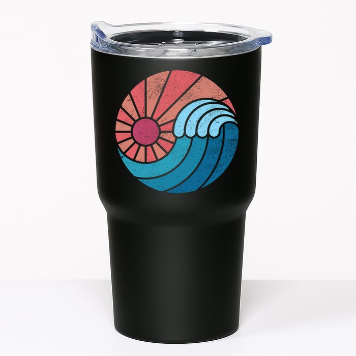 Sun And Sea Retro Vintage Wave Tumbler