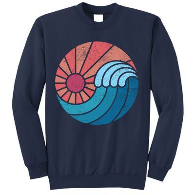 Sun And Sea Retro Vintage Wave Sweatshirt
