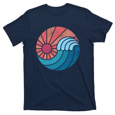 Sun And Sea Retro Vintage Wave T-Shirt